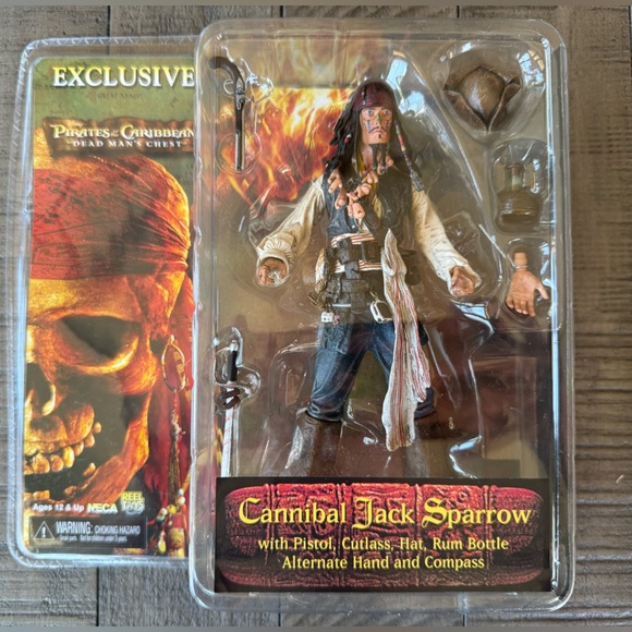 Pirates of the Caribbean Dead Man's Chest - Cannibal Jack Sparrow Action Figure - Picture 6 of 7